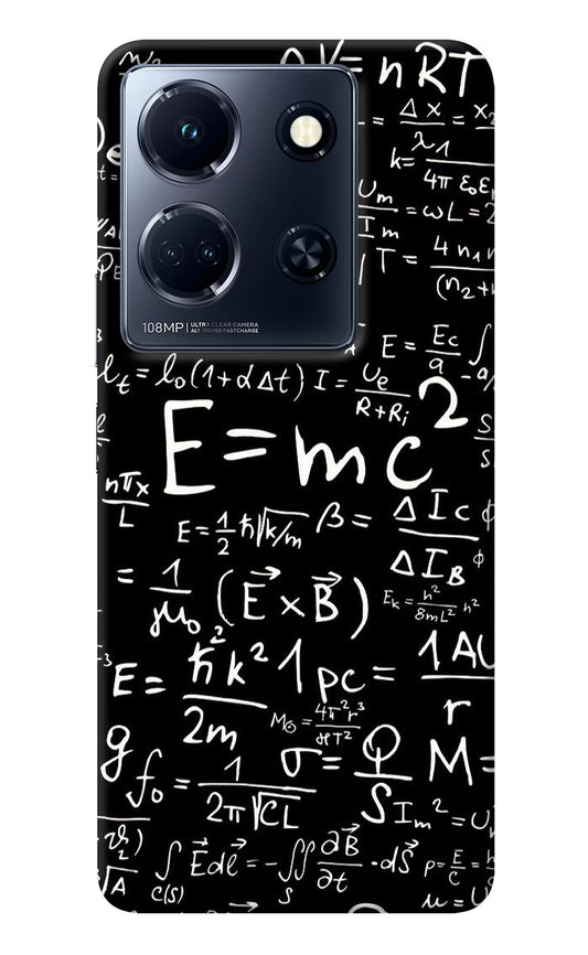 Physics Albert Einstein Formula Infinix Note 30 5g Back Cover