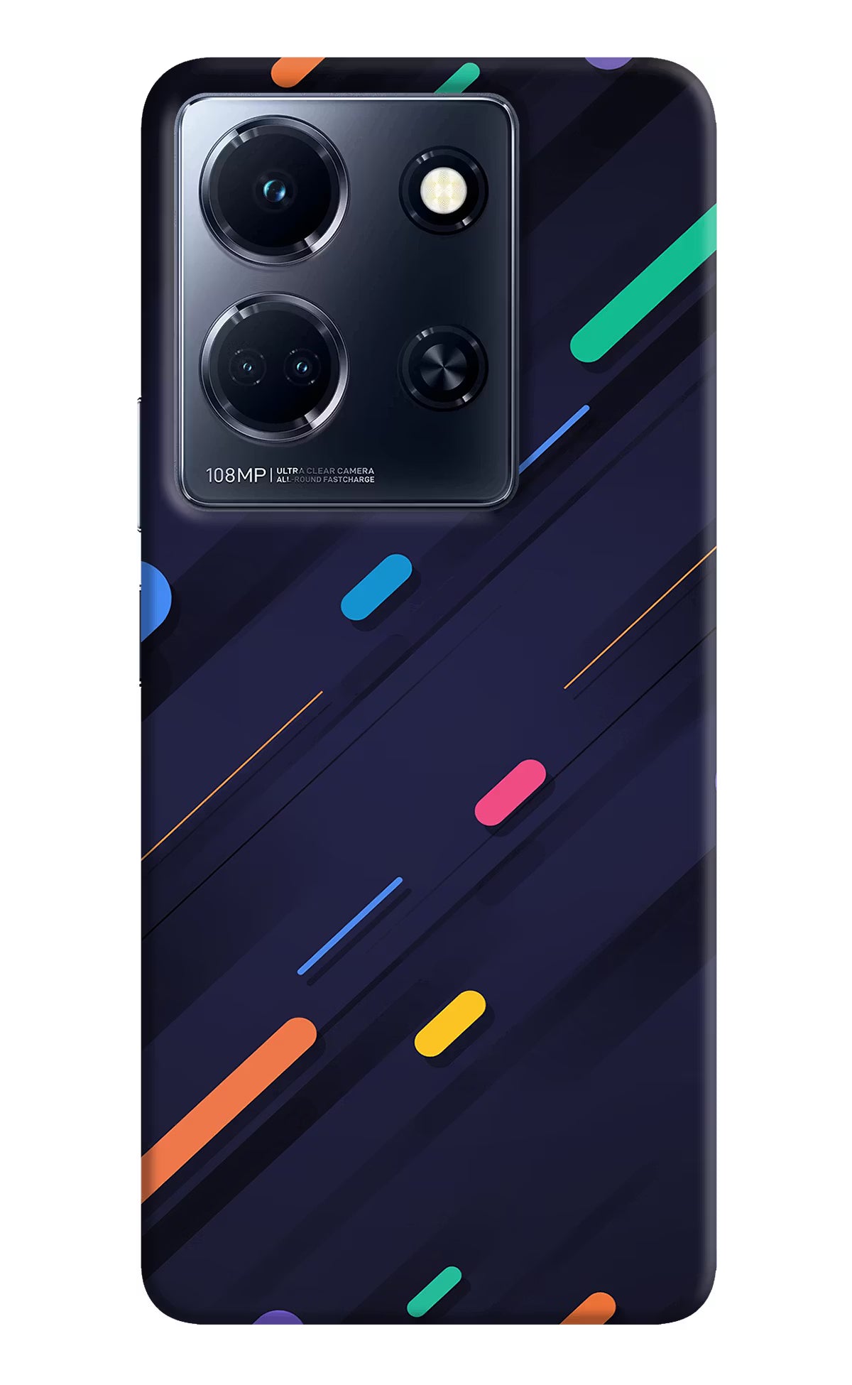 Abstract Design Infinix Note 30 5g Hard Case Back Cover by Casekaro