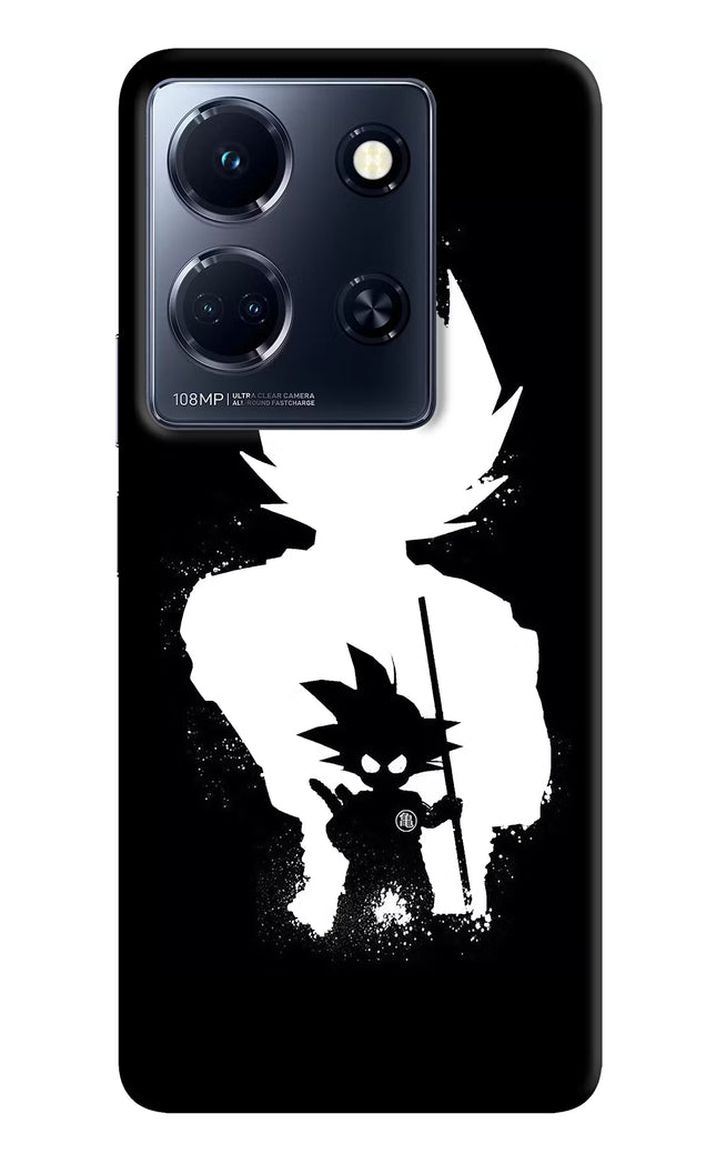 Goku Shadow Infinix Note 30 5g Hard Case Back Cover by Casekaro