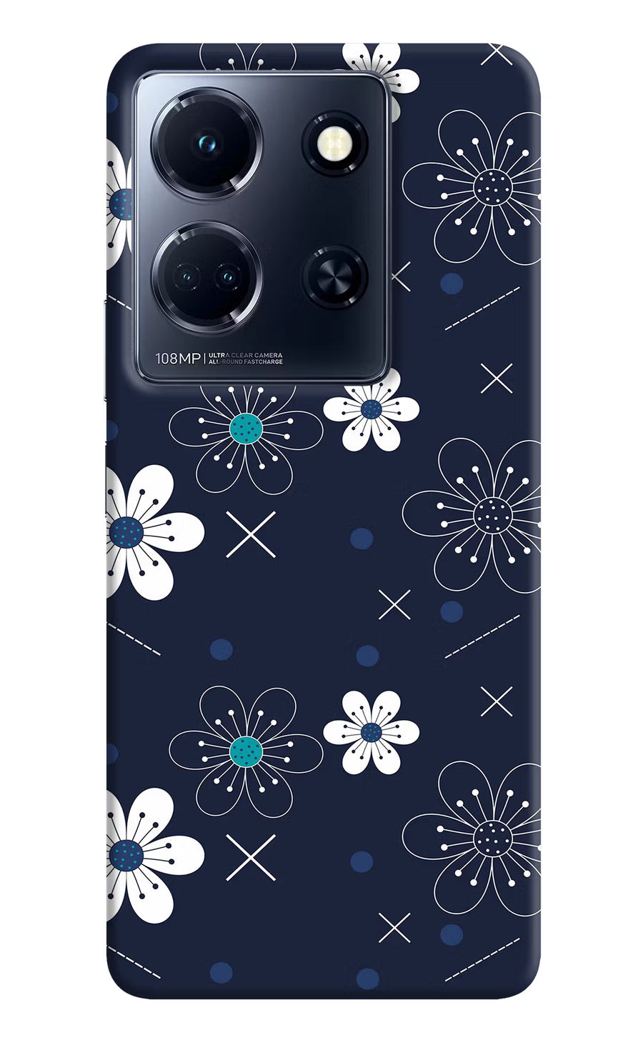 Flowers Infinix Note 30 5g Back Cover, Hard case