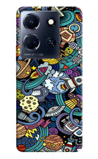 Space Abstract Infinix Note 30 5g Hard Case Back Cover by Casekaro