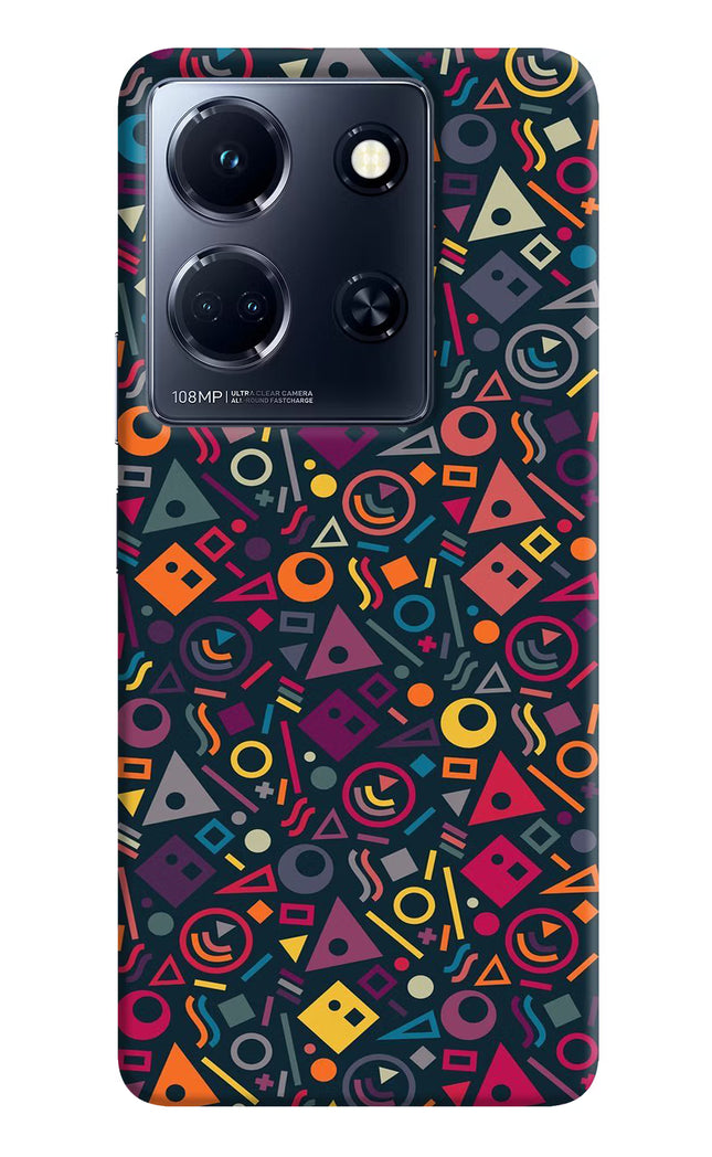 Geometric Abstract Infinix Note 30 5g Hard Case Back Cover by Casekaro