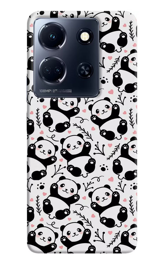 Cute Panda Infinix Note 30 5g Hard Case Back Cover by Casekaro