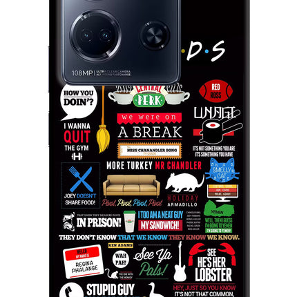 FRIENDS Infinix Note 30 5g Hard Case Back Cover by Casekaro