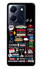 FRIENDS Infinix Note 30 5g Hard Case Back Cover by Casekaro