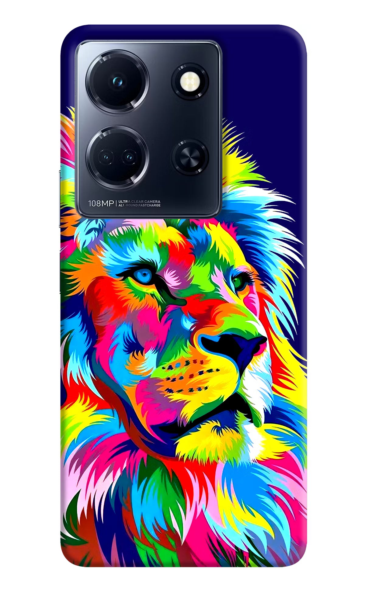 Vector Art Lion Infinix Note 30 5g Hard Case Back Cover by Casekaro