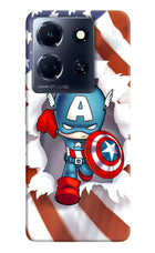 Captain America Infinix Note 30 5g Hard Case Back Cover by Casekaro