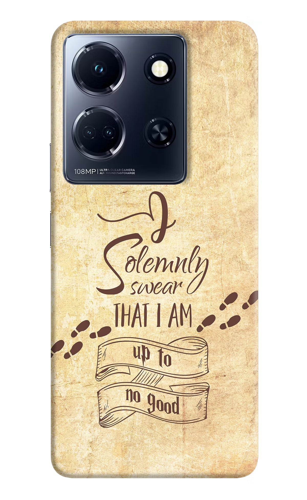 I Solemnly swear that i up to no good Infinix Note 30 5g Hard Case Back Cover by Casekaro