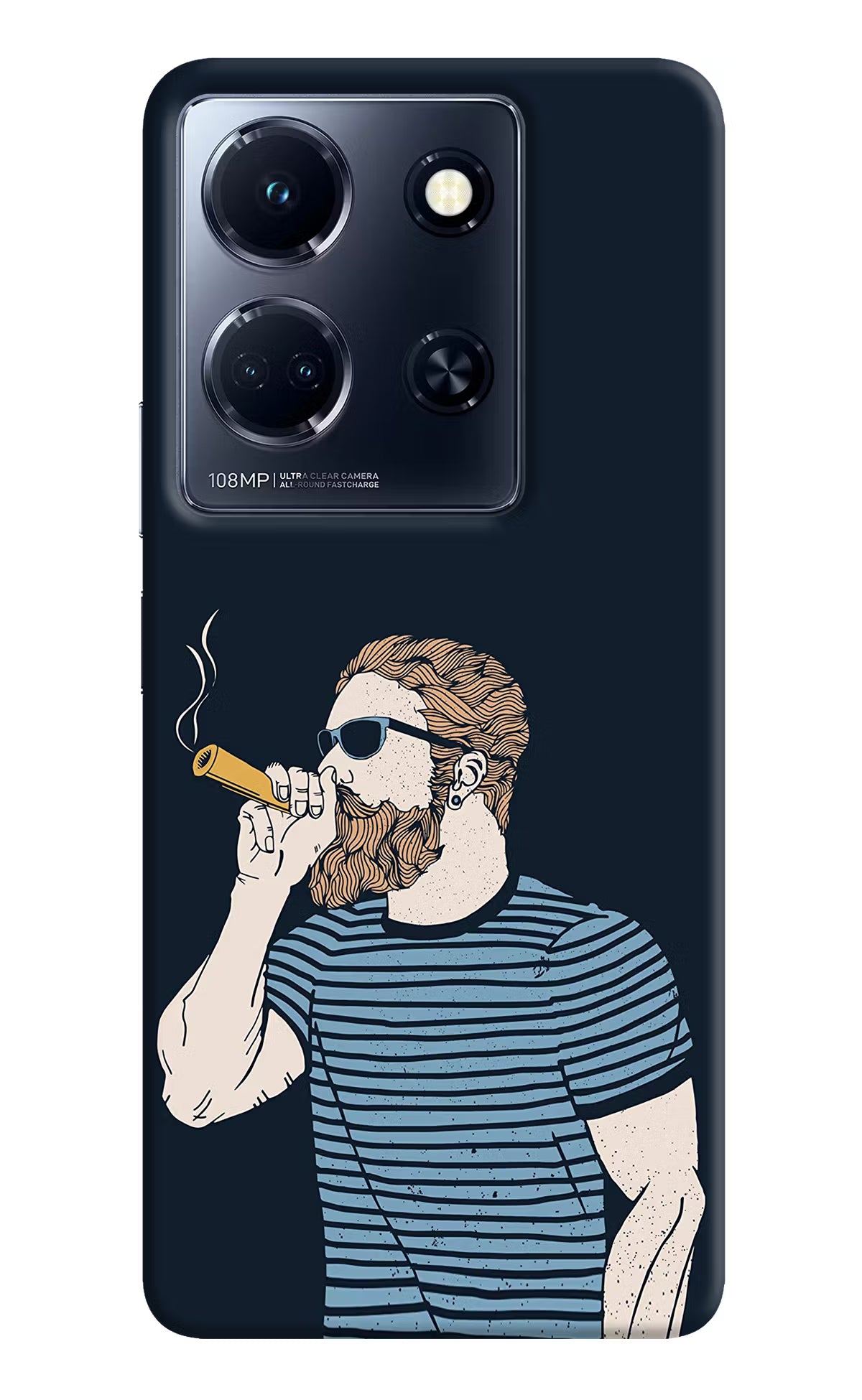 Smoking Infinix Note 30 5g Hard Case Back Cover by Casekaro