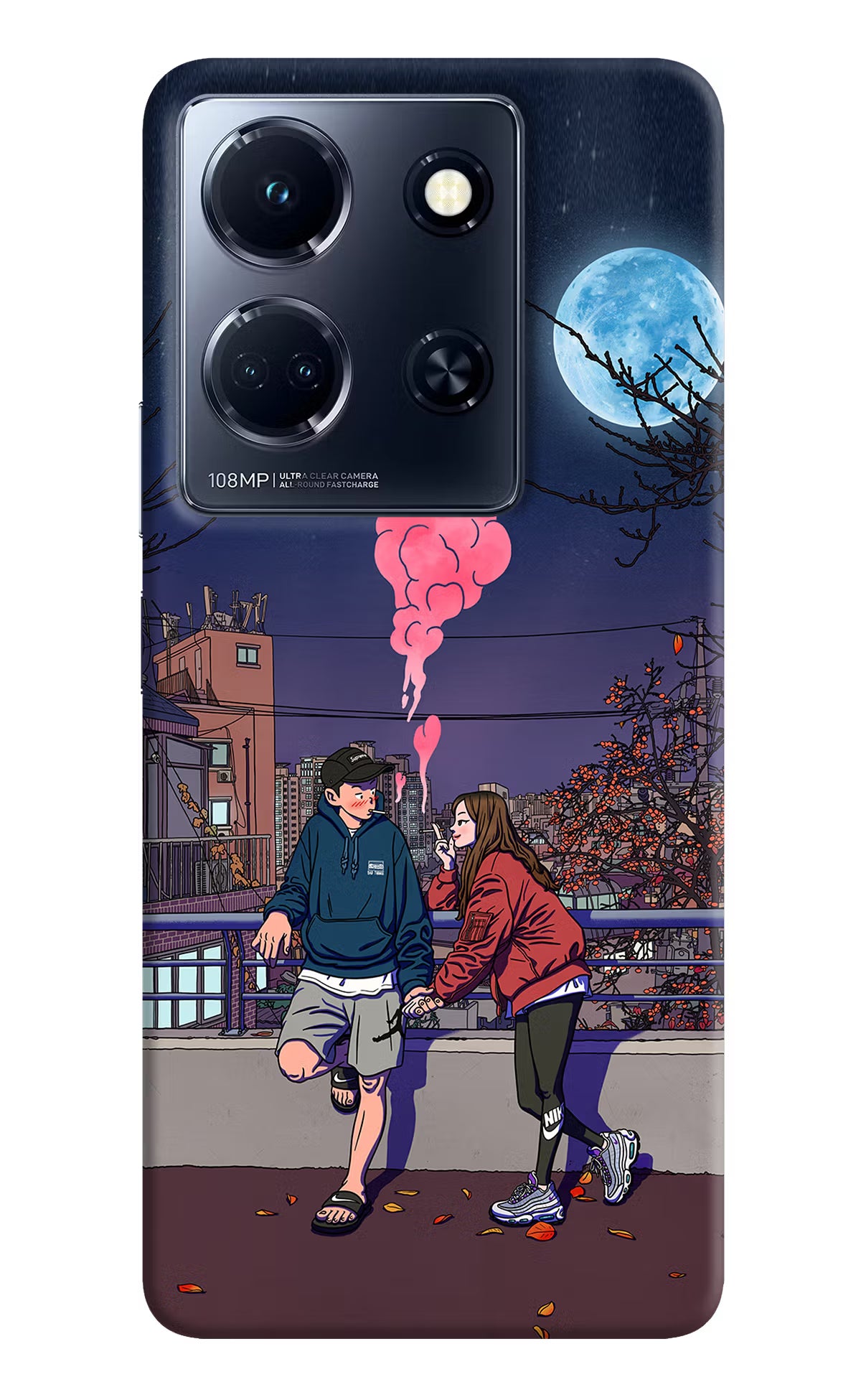 Chilling Couple Infinix Note 30 5g Hard Case Back Cover by Casekaro