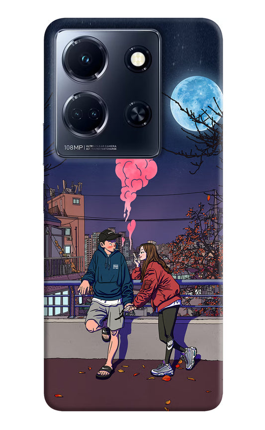 Chilling Couple Infinix Note 30 5g Hard Case Back Cover by Casekaro