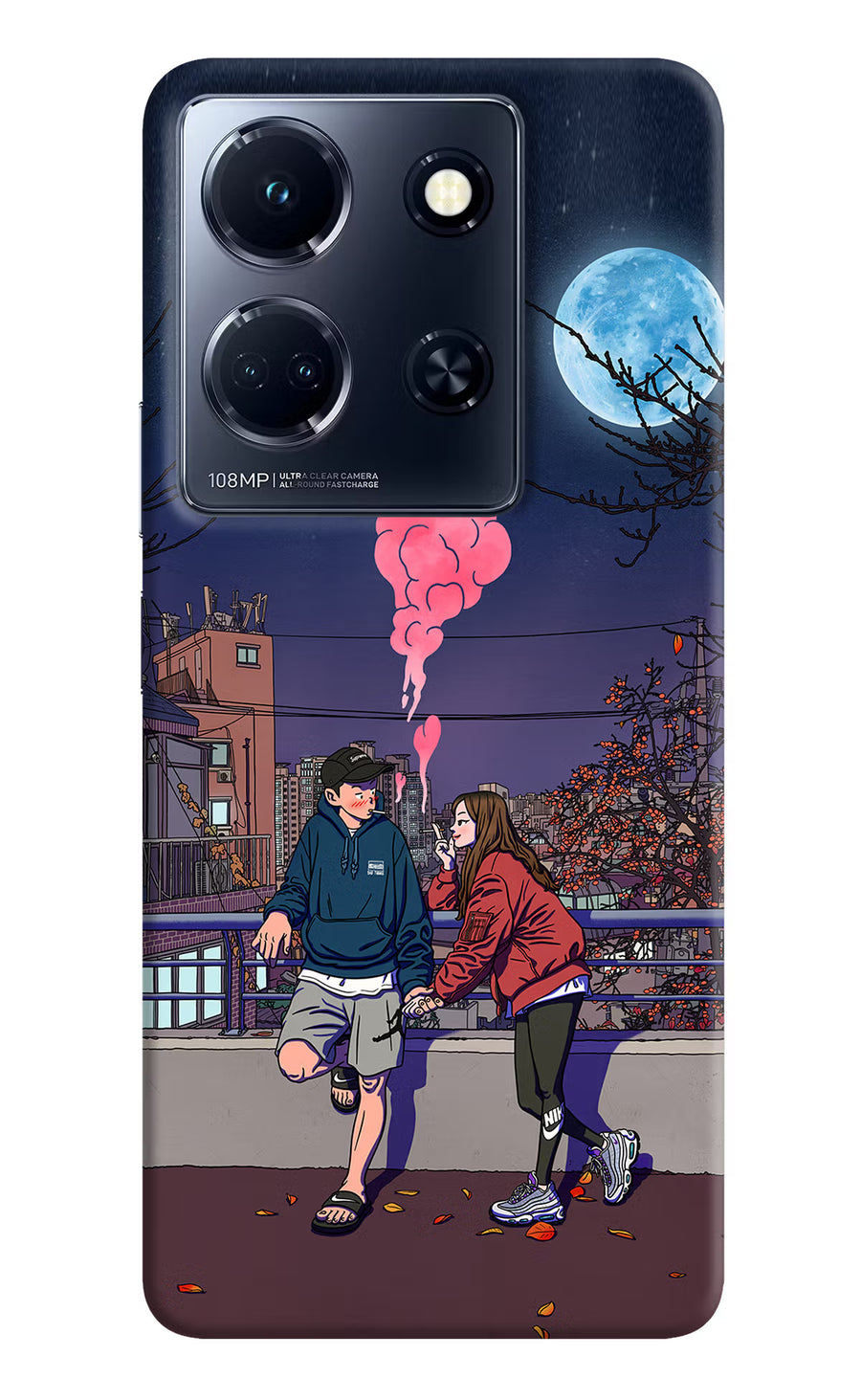 Chilling Couple Infinix Note 30 5g Back Cover, Hard case