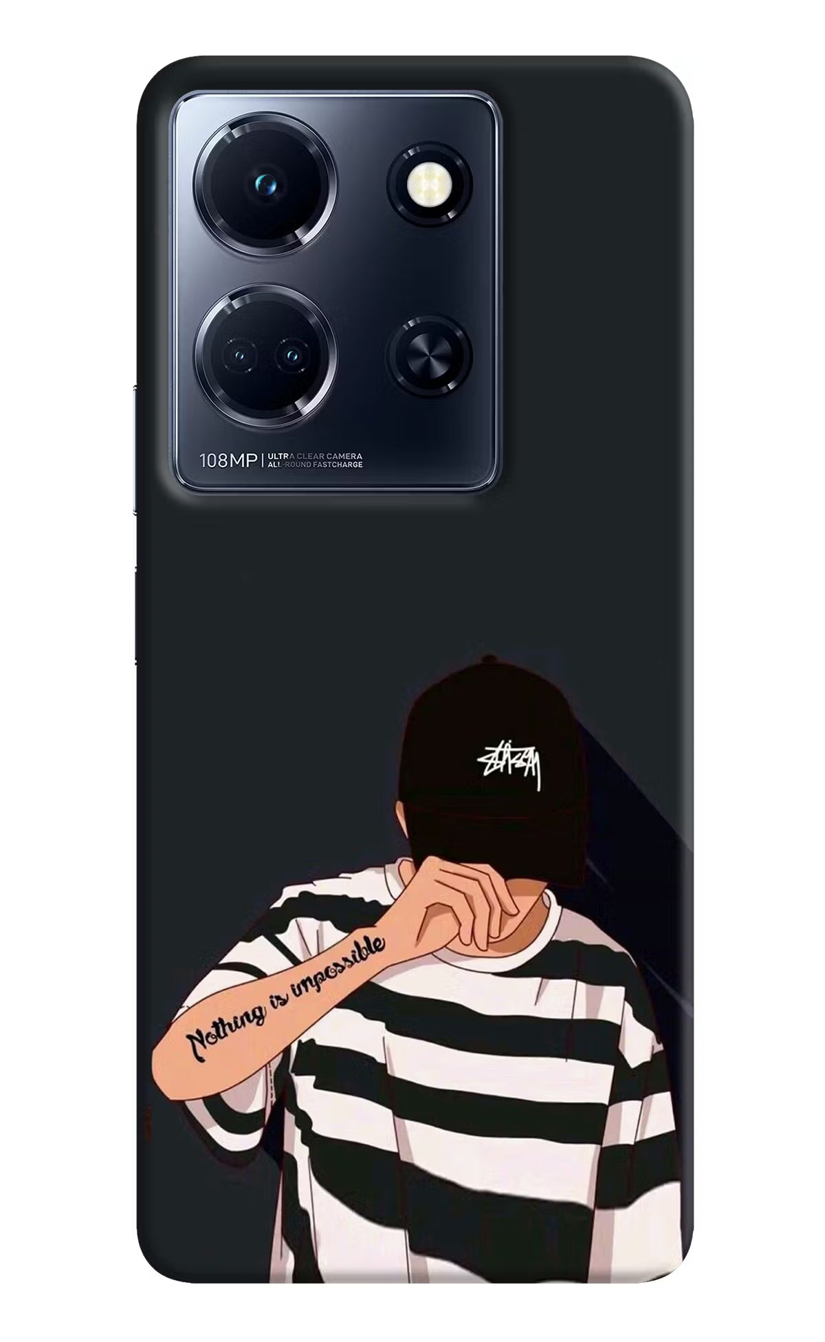 Aesthetic Boy Infinix Note 30 5g Hard Case Back Cover by Casekaro