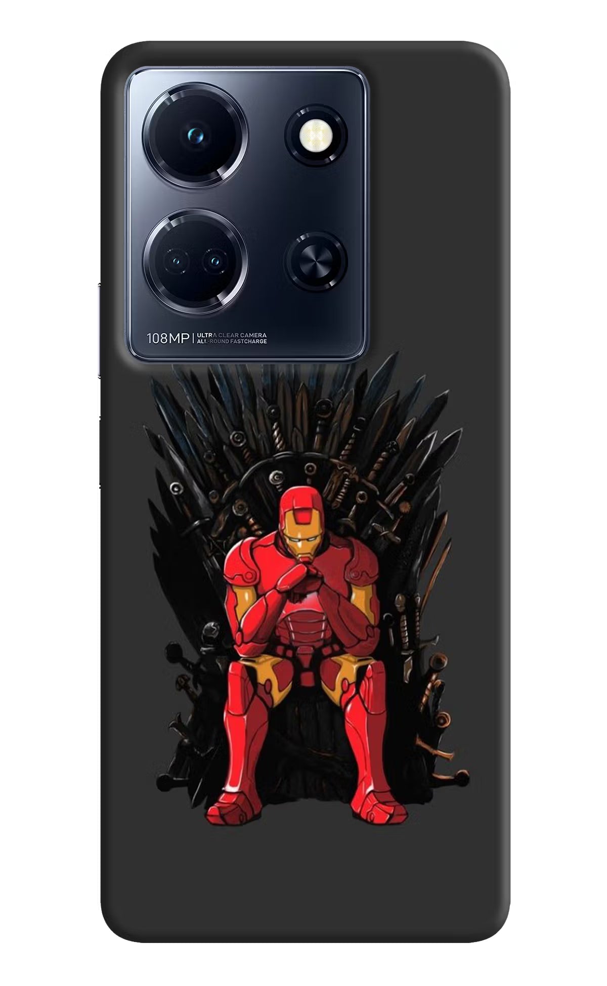 Ironman Throne Infinix Note 30 5g Hard Case Back Cover by Casekaro