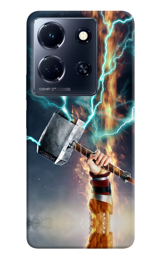 Thor Hammer Mjolnir Infinix Note 30 5g Hard Case Back Cover by Casekaro