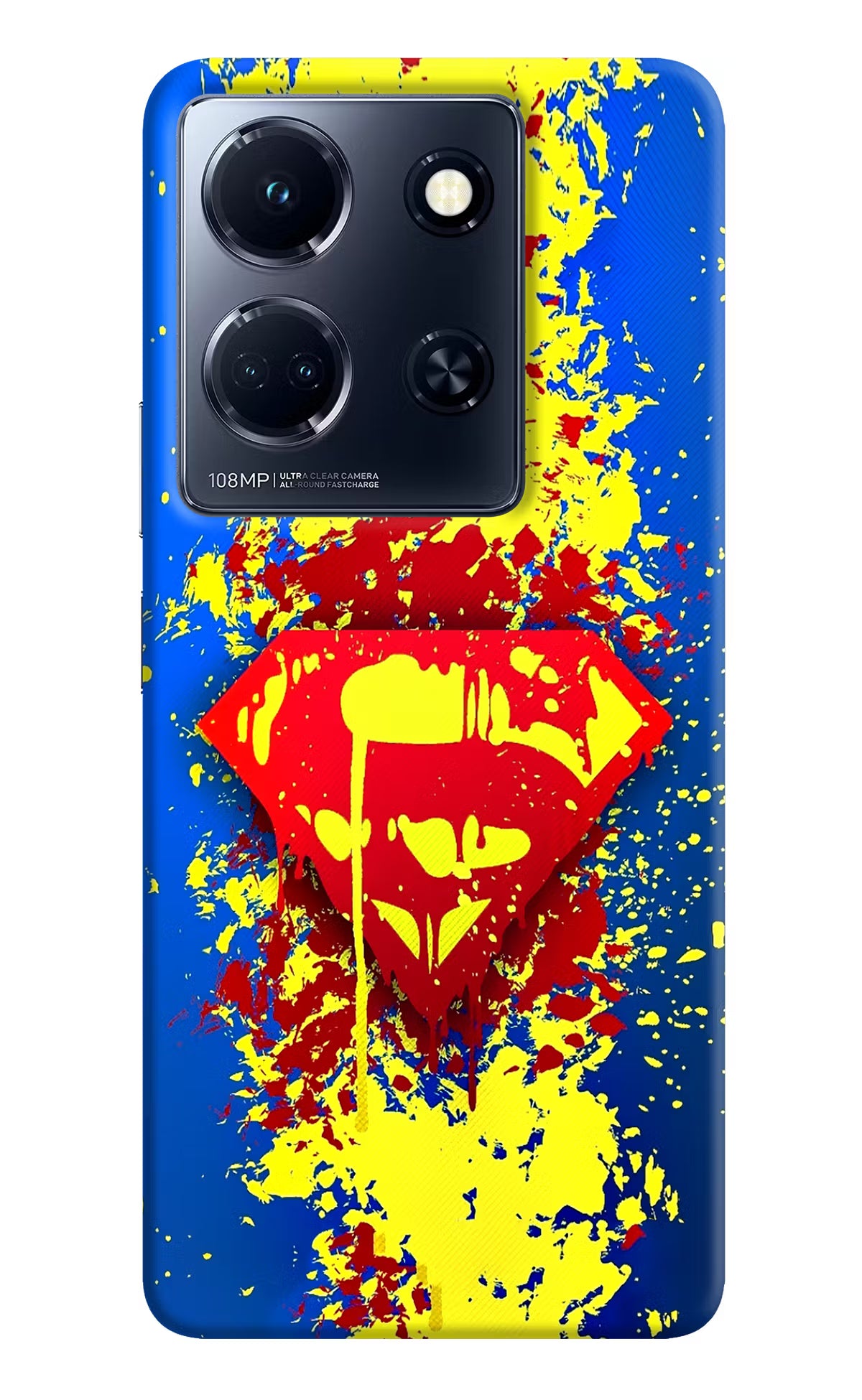 Superman logo Infinix Note 30 5g Hard Case Back Cover by Casekaro
