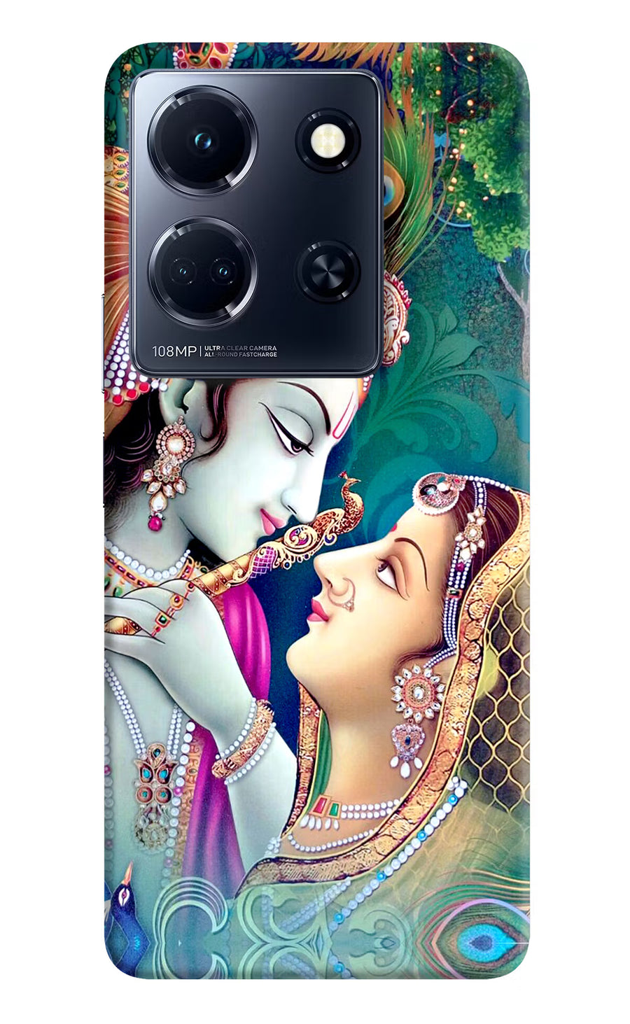 Lord Radha Krishna Infinix Note 30 5g Back Cover, Hard case