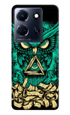 Green Owl Infinix Note 30 5g Hard Case Back Cover by Casekaro