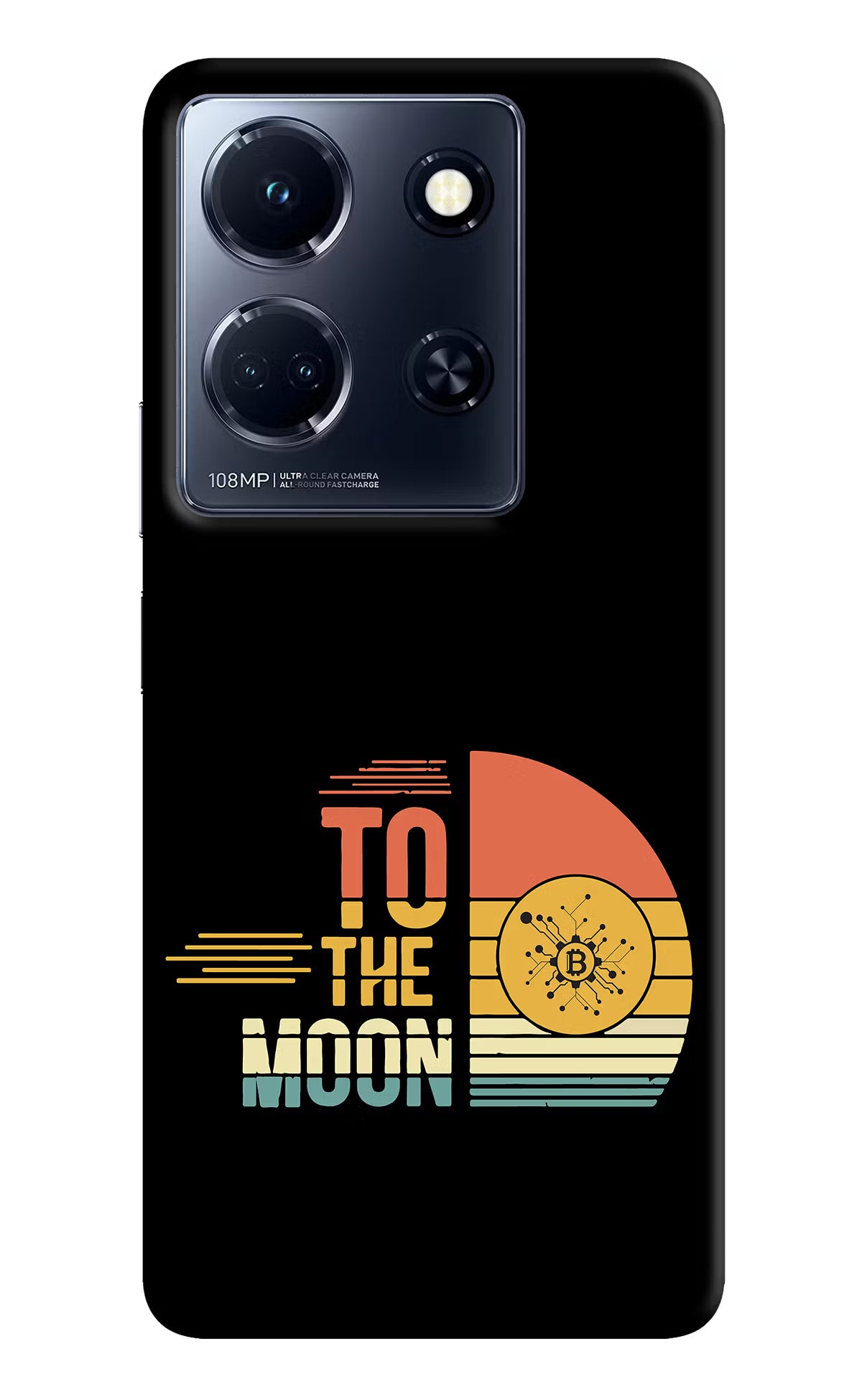 To the Moon Infinix Note 30 5g Hard Case Back Cover by Casekaro