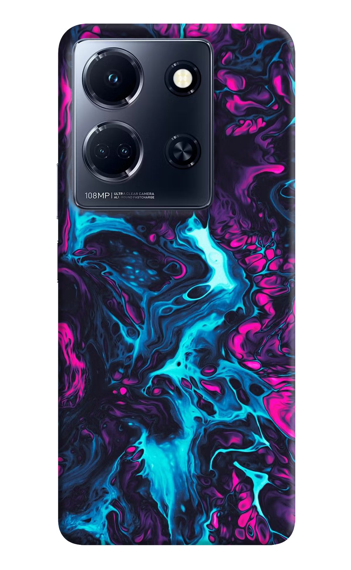 Abstract Infinix Note 30 5g Hard Case Back Cover by Casekaro