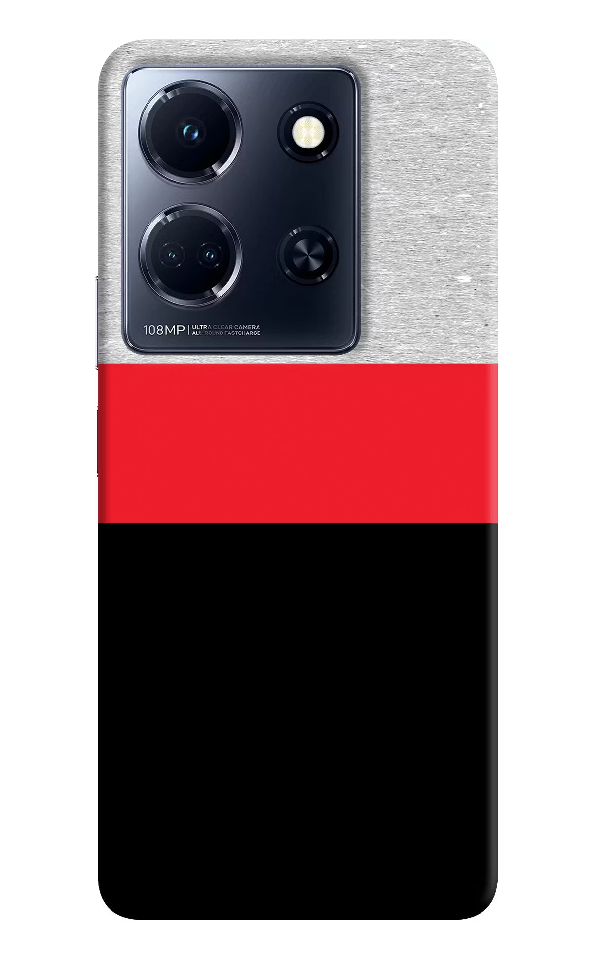 Tri Color Pattern Infinix Note 30 5g Hard Case Back Cover by Casekaro