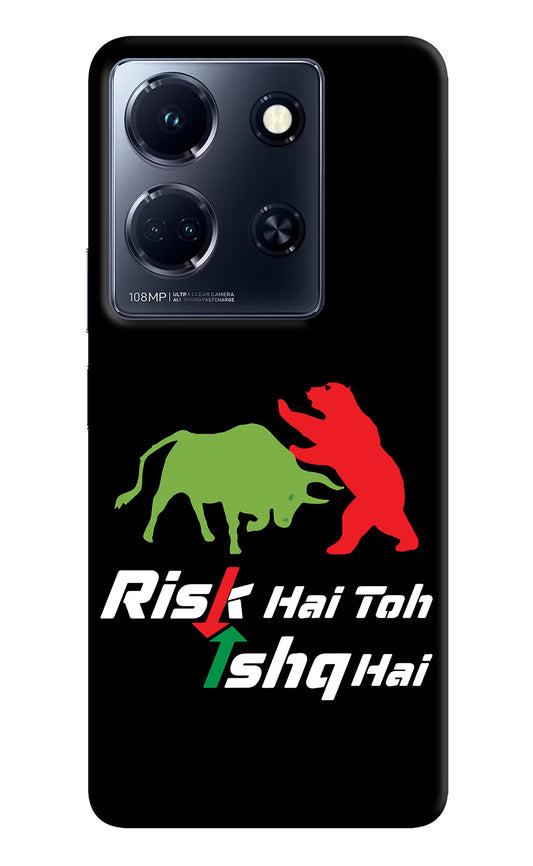 Risk Hai Toh Ishq Hai Infinix Note 30 5g Hard Case Back Cover by Casekaro