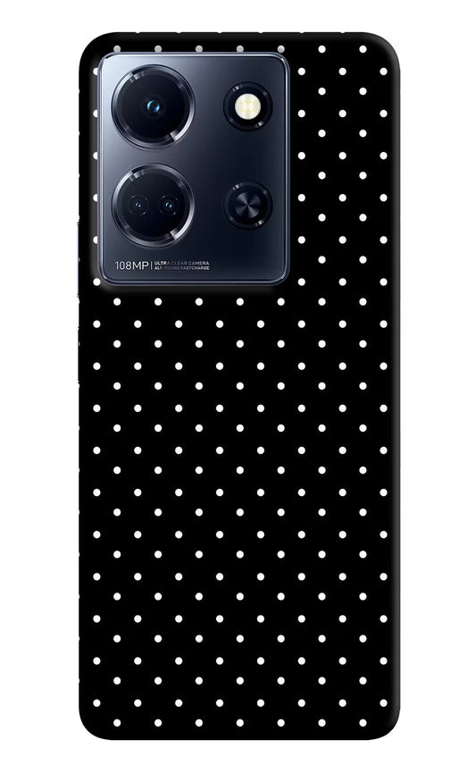 White Dots Infinix Note 30 5g Hard Case Back Cover by Casekaro