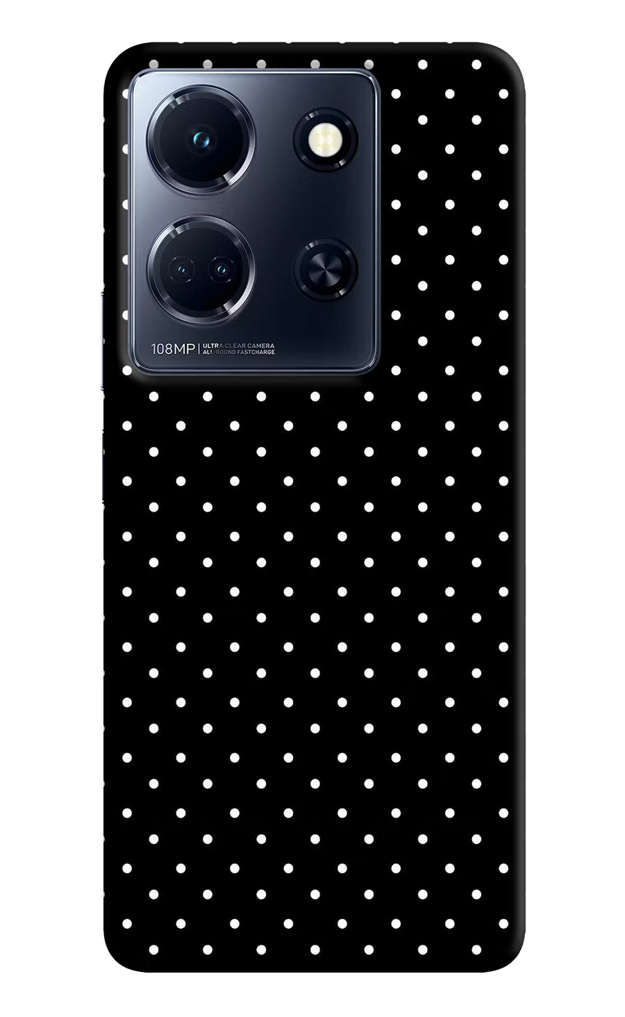 White Dots Infinix Note 30 5g Back Cover, Hard case