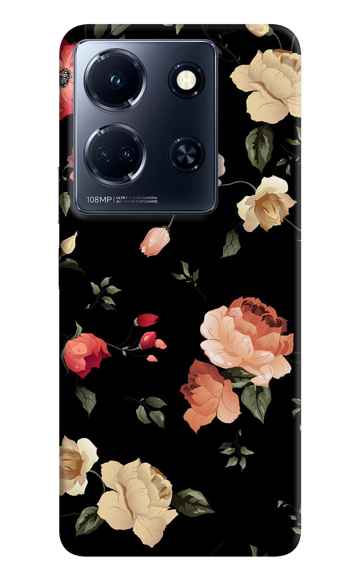 Flowers Infinix Note 30 5g Hard Case Back Cover by Casekaro