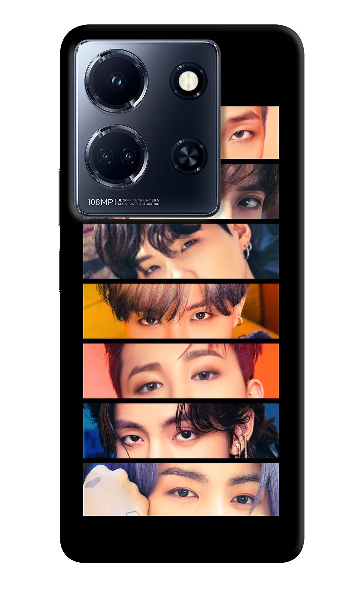 BTS Eyes Infinix Note 30 5g Hard Case Back Cover by Casekaro