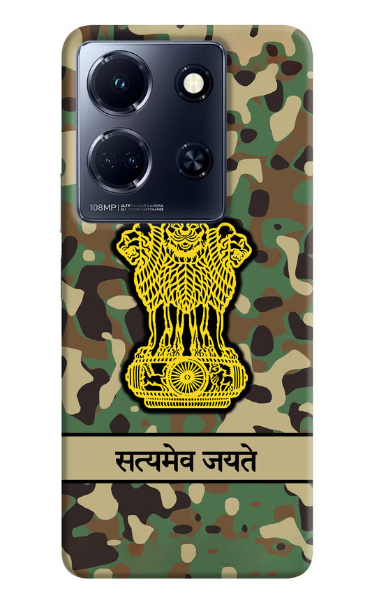 Satyamev Jayate Army Infinix Note 30 5g Hard Case Back Cover by Casekaro
