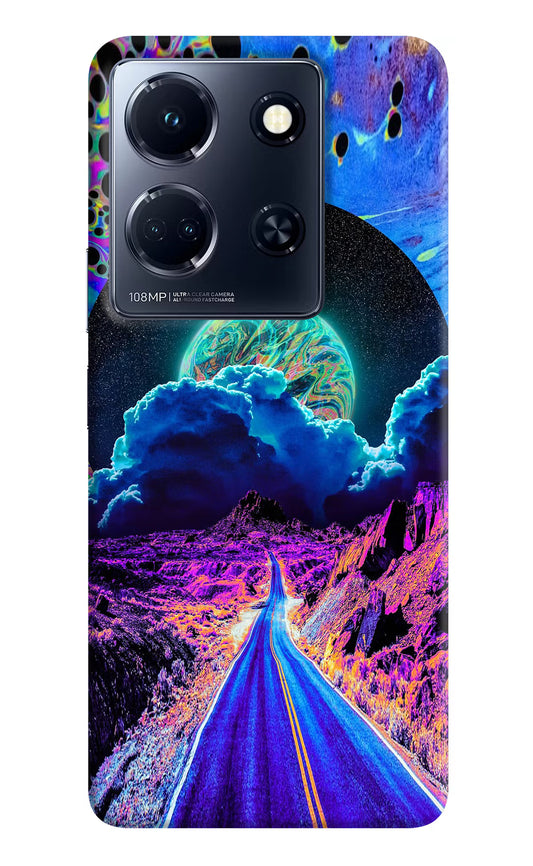 Psychedelic Painting Infinix Note 30 5g Hard Case Back Cover by Casekaro