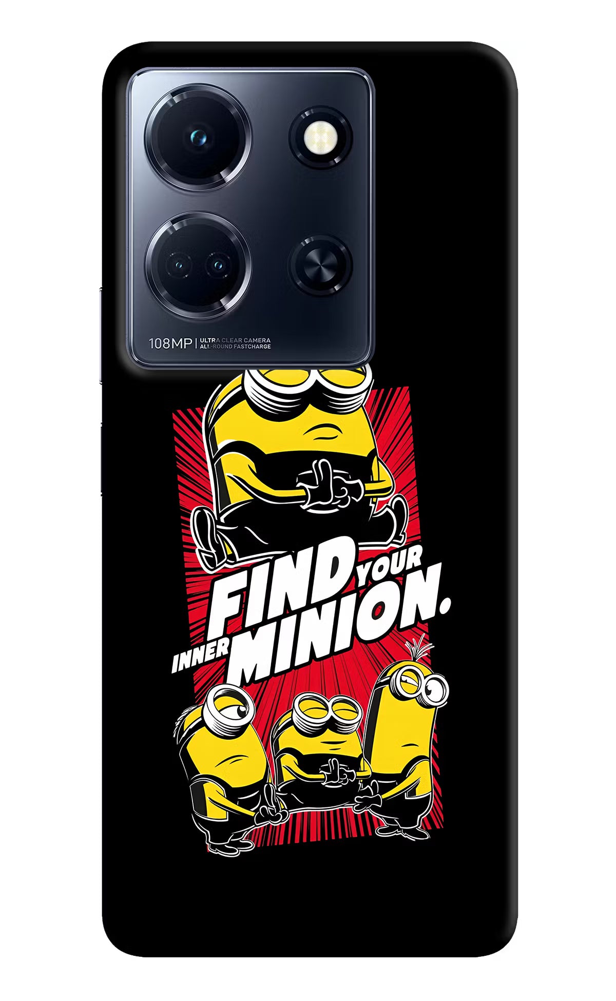 Find your inner Minion Infinix Note 30 5g Hard Case Back Cover by Casekaro
