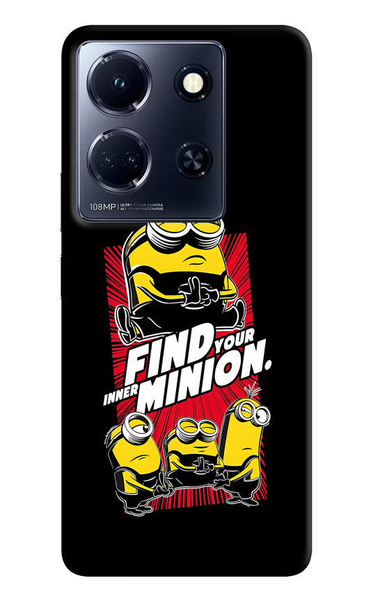 Find your inner Minion Infinix Note 30 5g Hard Case Back Cover by Casekaro