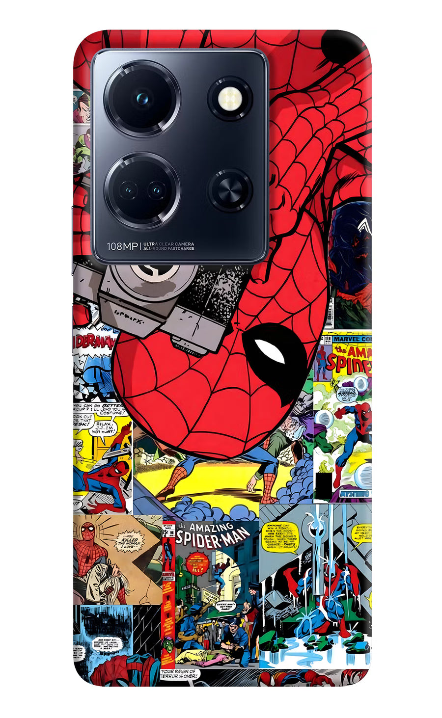 Spider Man Infinix Note 30 5g Back Cover, Hard case