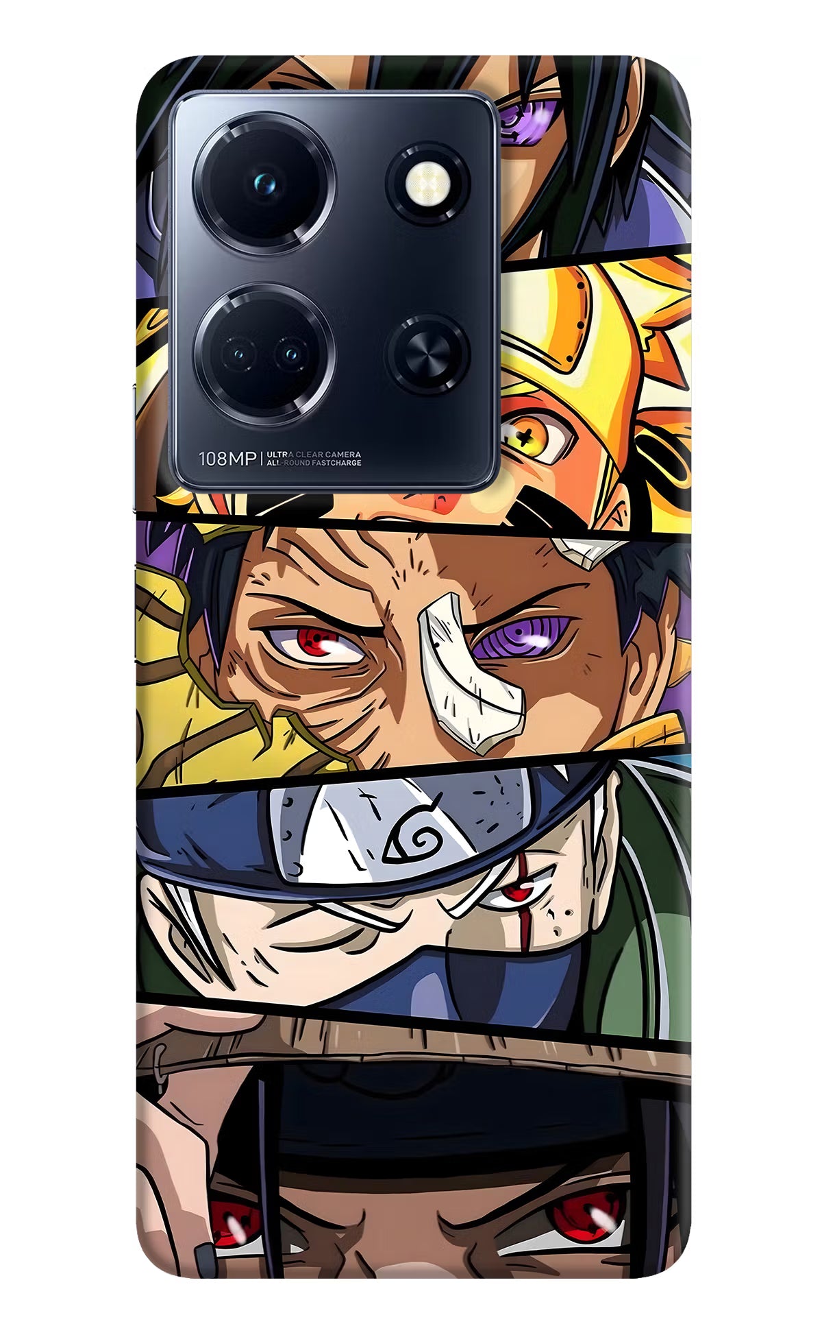 Naruto Character Infinix Note 30 5g Hard Case Back Cover by Casekaro