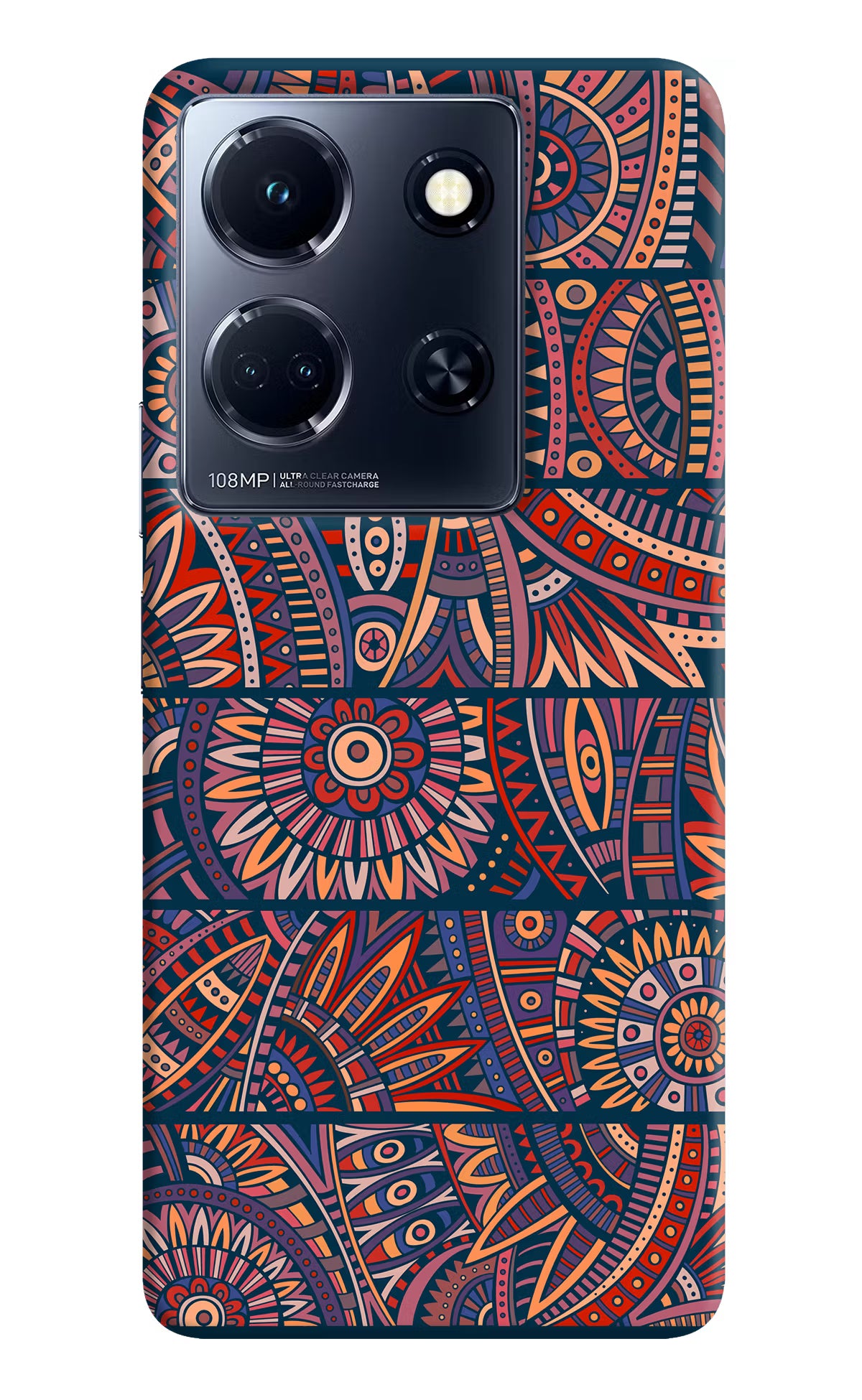 African Culture Design Infinix Note 30 5g Hard Case Back Cover by Casekaro