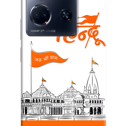 Jai Shree Ram Hindu Infinix Note 30 5g Hard Case Back Cover by Casekaro