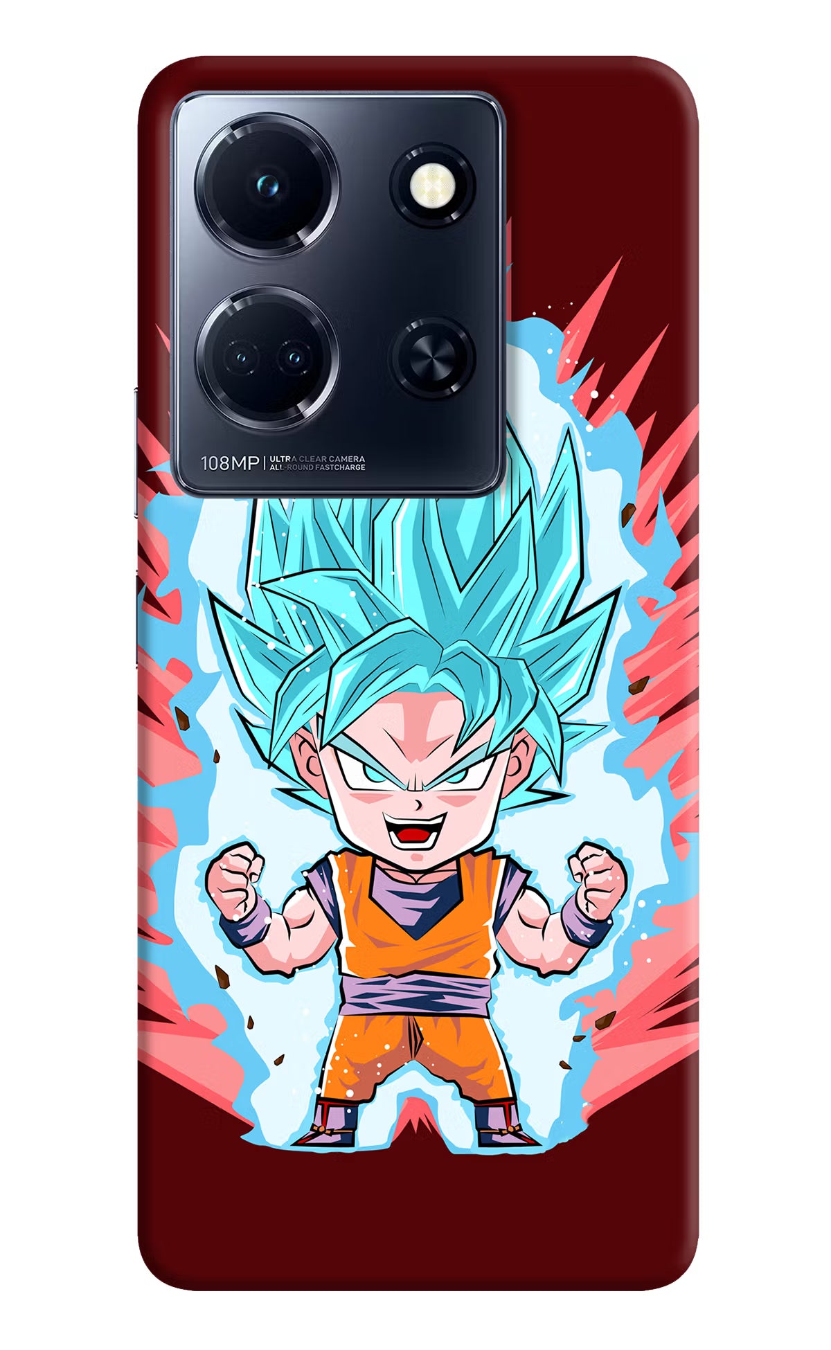 Goku Little Infinix Note 30 5g Hard Case Back Cover by Casekaro