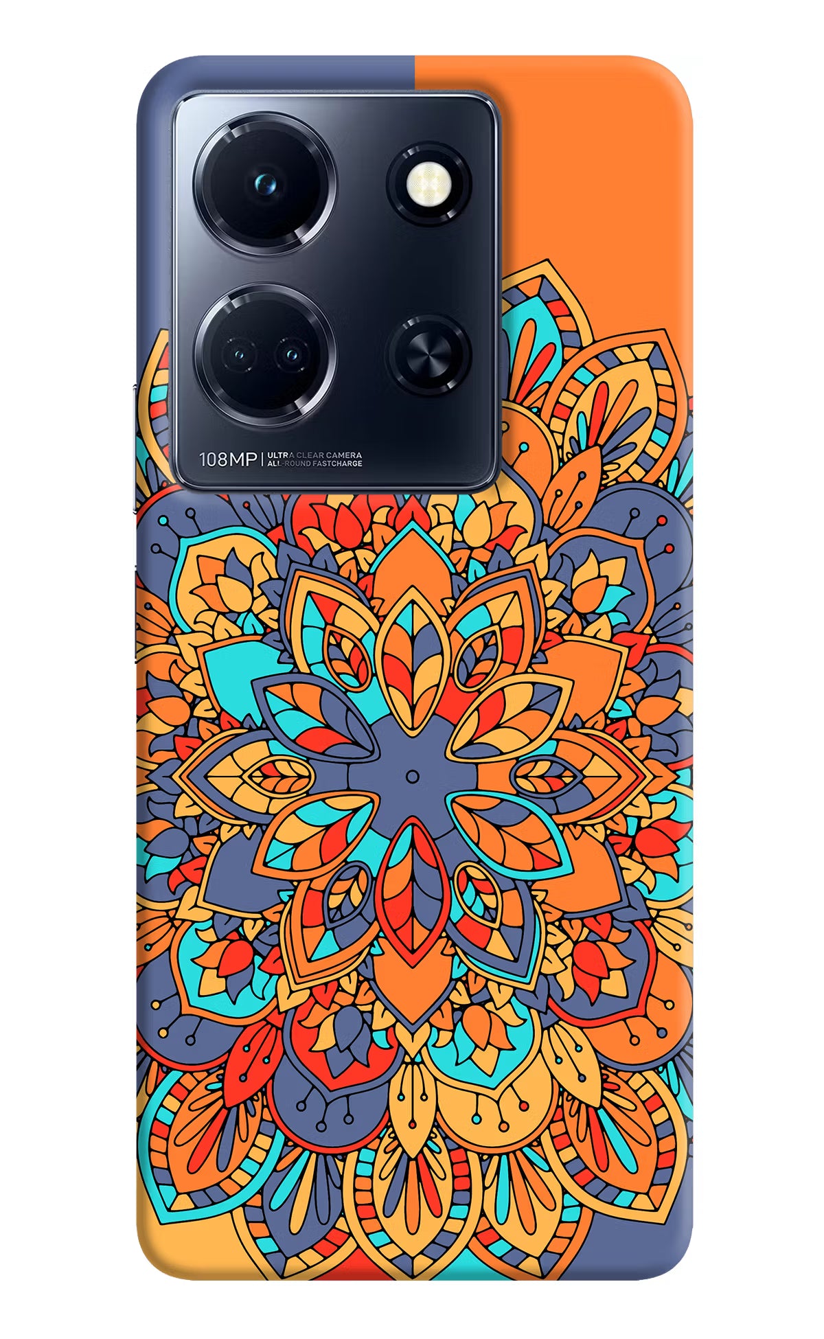 Color Mandala Infinix Note 30 5g Hard Case Back Cover by Casekaro