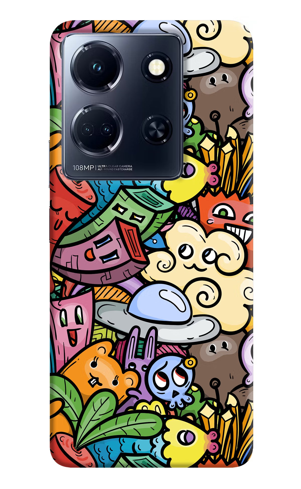 Veggie Doodle Infinix Note 30 5g Hard Case Back Cover by Casekaro