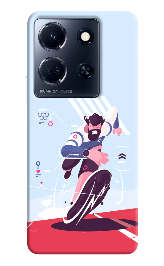Run Pro Infinix Note 30 5g Hard Case Back Cover by Casekaro