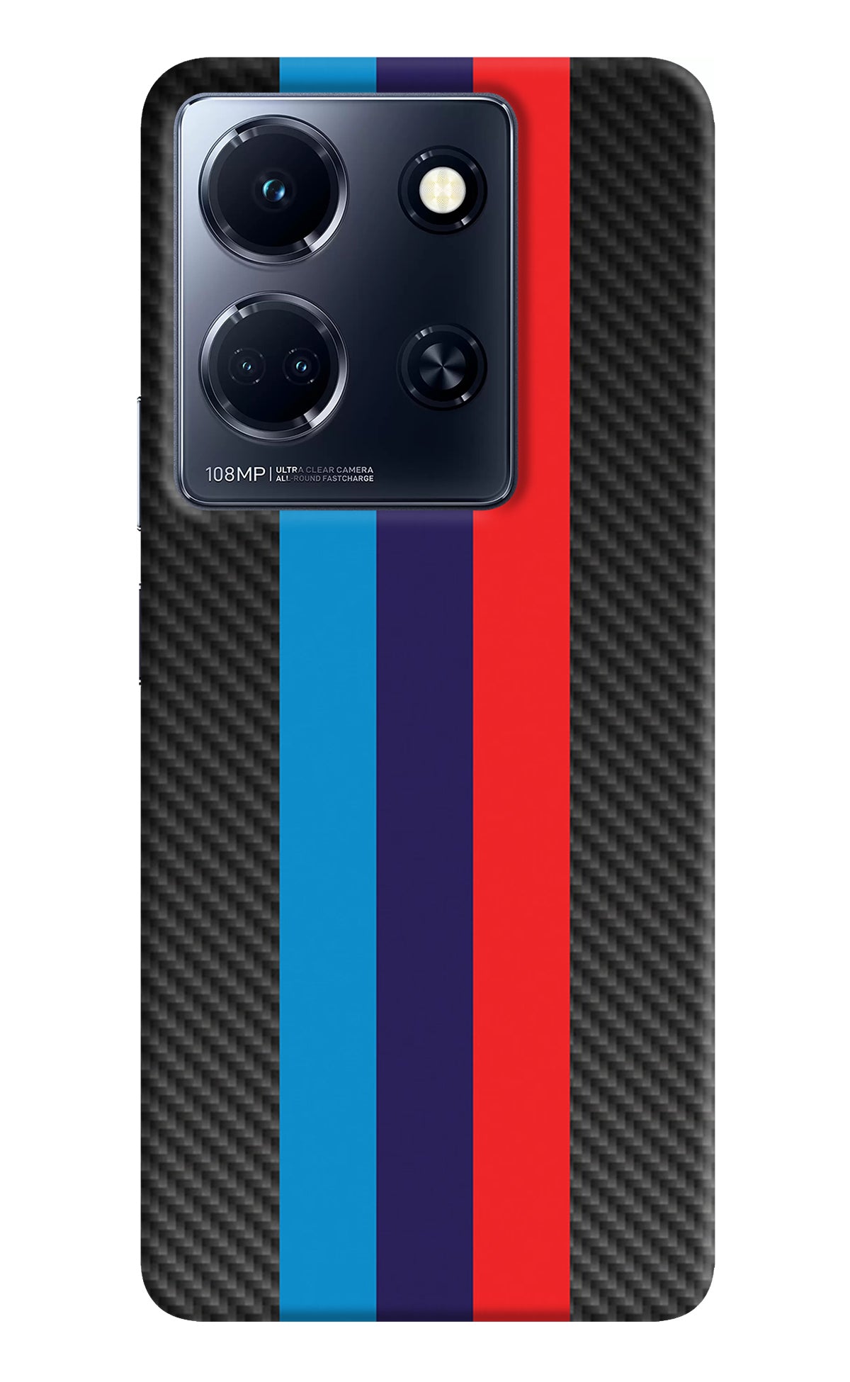 BMW Stripes Pattern Infinix Note 30 5g Back Cover