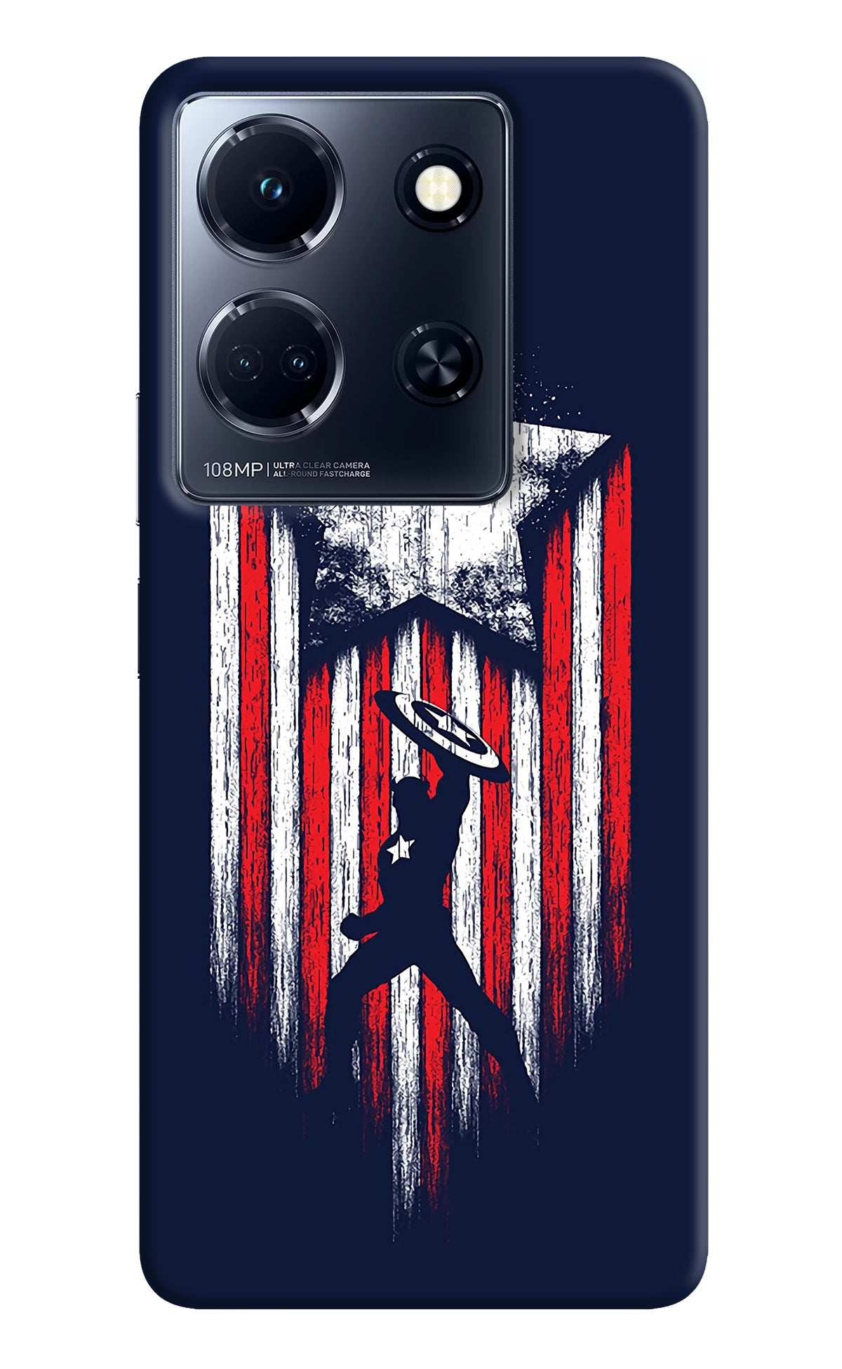 Captain America Marvel Art Infinix Note 30 5g Back Cover