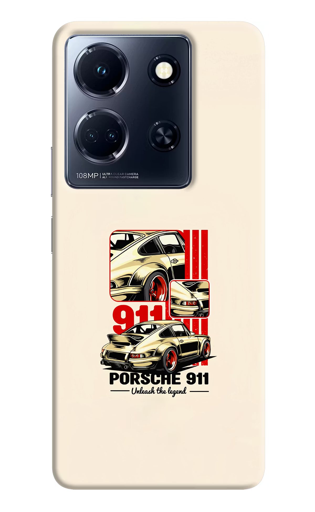 Classic Porsche 911 Infinix Note 30 5g Hard Case Back Cover by Casekaro