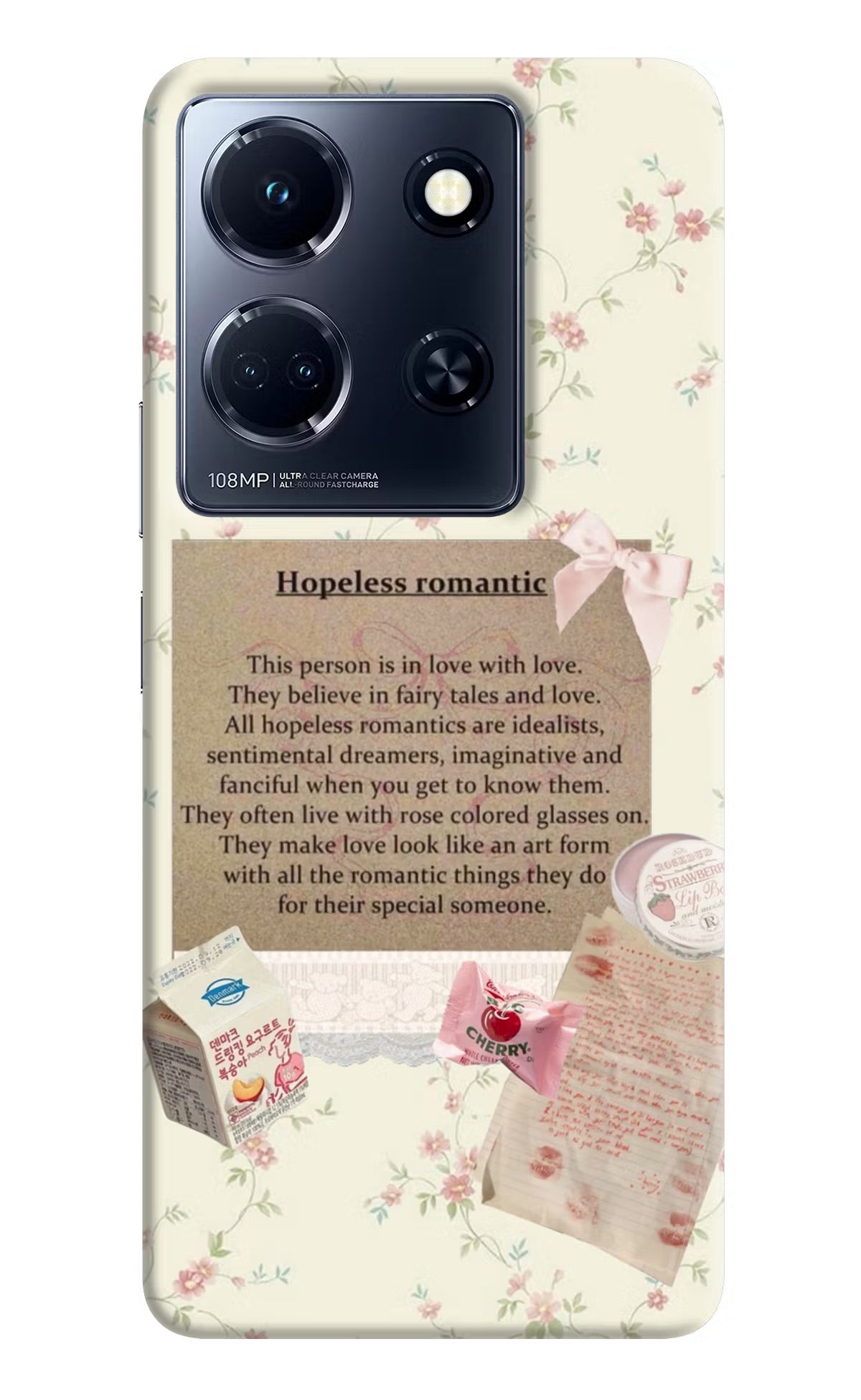 Hopeless Romantic Infinix Note 30 5g Hard Case Back Cover by Casekaro