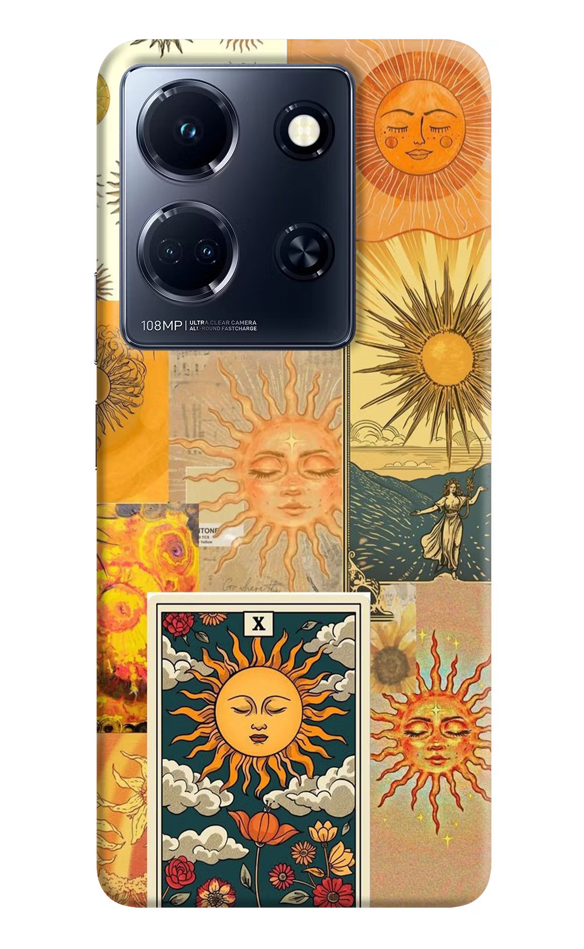 Sun Infinix Note 30 5g Hard Case Back Cover by Casekaro