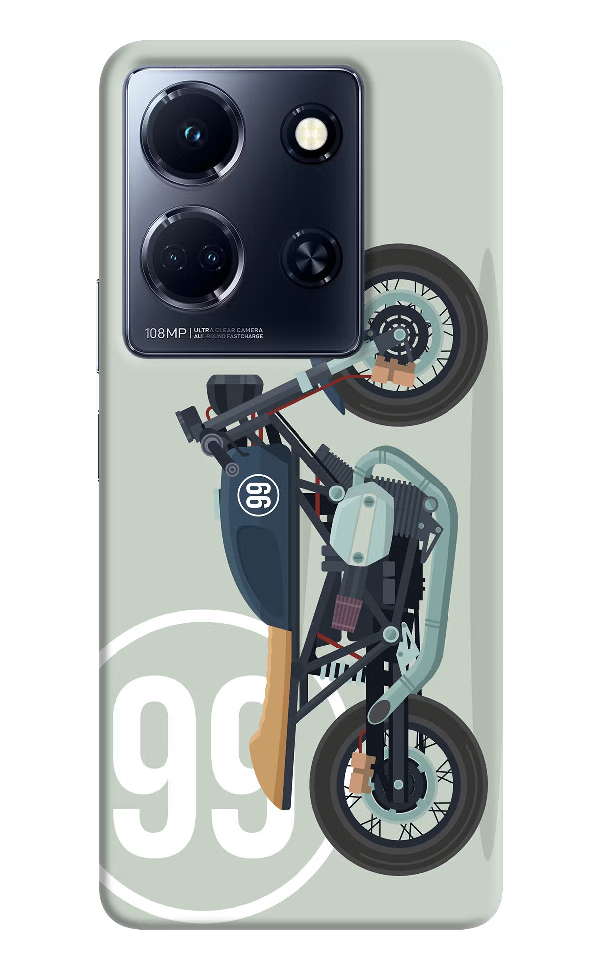 Classic Cafe Racer 99 Infinix Note 30 5g Hard Case Back Cover by Casekaro