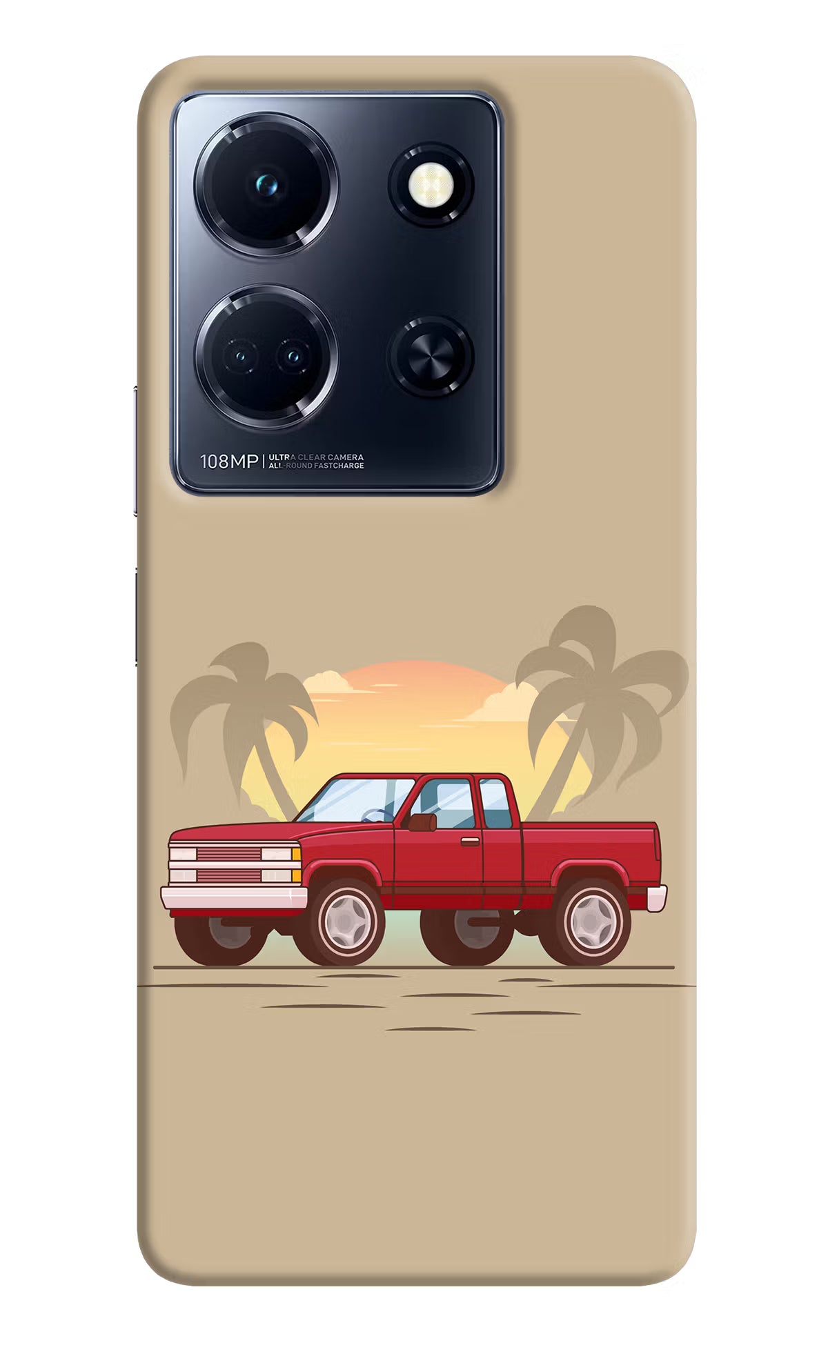 Desert Classic Drive Infinix Note 30 5g Hard Case Back Cover by Casekaro