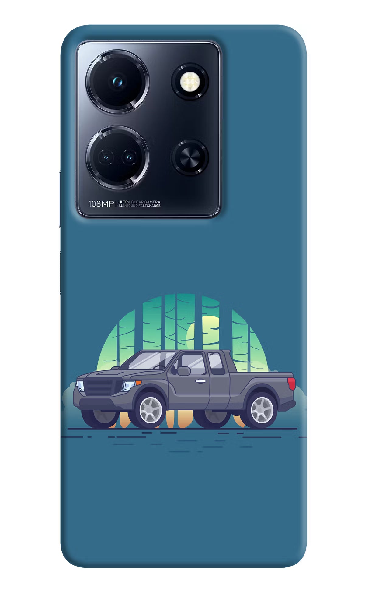 Retro Garage Vibe Infinix Note 30 5g Hard Case Back Cover by Casekaro
